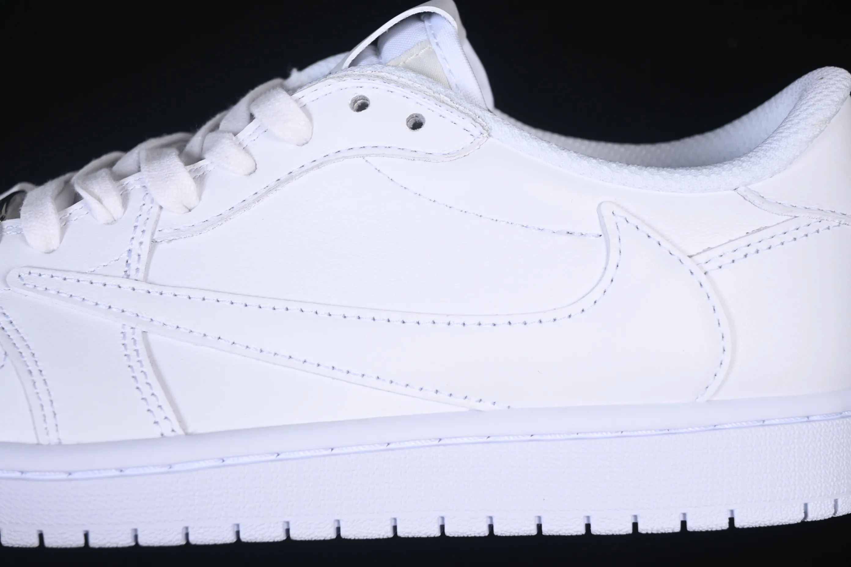 All categories Air Jordan Jordan series basketball shoes Air Jordan 1 Low Travis Scott x Fragment Design x Air Jordan 1 Low OG SP AJ1 Joe 1 relatives and friends limited pure white low-top cultural casual sneakers TD1228-111